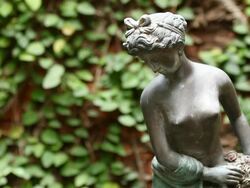 Statue of Woman Stock Footage