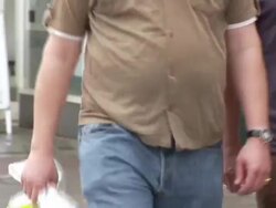 Anonymous Fat People on the High Street News Clip