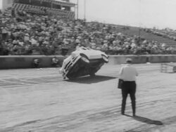 Hollywood stuntmen display skills Stock Footage