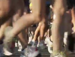 Bank of America Chicago Marathon, October 9, 2011 Stock Footage