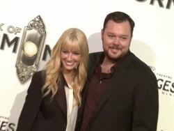 Beth Behrs, Michael Gladis at The Book Of Mormon Los Angeles Opening Night Stock Footage