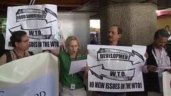 CLEAN : Protesters slam rich countries at world trade talks in Kenya News Clip