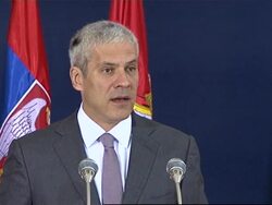 President gives first presser since Karadzic's extradition News Clip