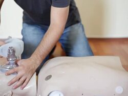 cpr doll Stock Footage