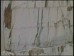 Marble Quarry Wall (Carrara, Italy) Stock Footage