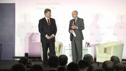 CLEAN : Ceasefire holding: Ukraine President Poroshenko News Clip