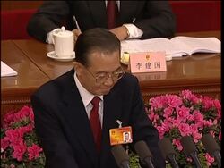 Chinese Premier Wen Jiabao speaks at opening session of NPC News Clip