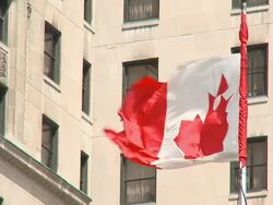 Canadian Flag Stock Footage