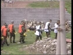 President on army depot explosion, man on missing sister News Clip