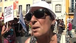 Thousands of union members protest in Lisbon News Clip