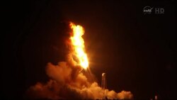 Dramatic footage of Antares rocket exploding shortly after take-off News Clip