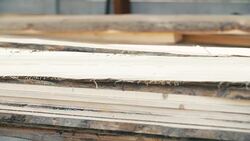 board in the stack wood industry Stock Footage