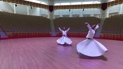 people returning,semazen Stock Footage