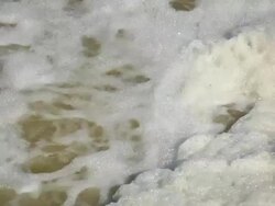 CU Bubbling waste water Stock Footage