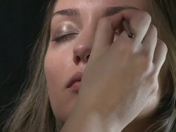 Eye shadow Stock Footage