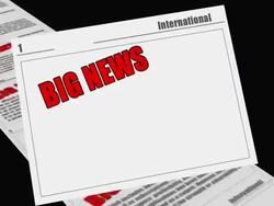 Big News Stock Footage