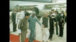 GS 24 03 82 KING JIGME SINGYE OF BHUTAN VISITS INDIA Instructional Video