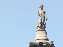 Trafalgar Square, Olympic London General Views on July 21, 2012 in London, England (Footage by Getty Images) Stock Footage