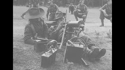 King George VI reviews New Zealand troops in England during World War II News Clip