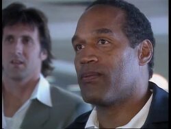 UK - OJ Simpson Arrives In London News Clip