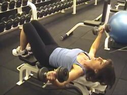 Body Sculpting and Weight Training Stock Footage