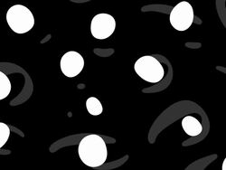 FROM OVALS : grey planets - black to white (TRANSITION) Stock Footage