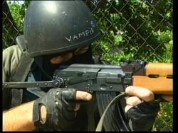 Aftermath of fighting in Aracinovo News Clip