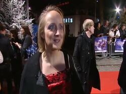 A Christmas Carol Premiere and Christmas Lights Stock Footage