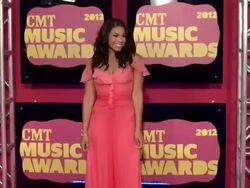 Jordin Sparks at 2012 CMT Music Awards Stock Footage