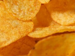 Potato chips Stock Footage