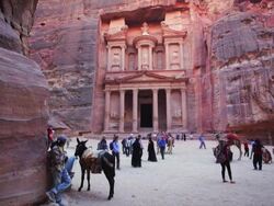 Scenes of Petra Stock Footage