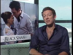 INTERVIEW: Vincent Cassel on what he discovered about the ballet world at the Black Swan Interviews: 67th Venice Film Festival at Venice . (Footage by WireImage Video/GettyImages) Stock Footage
