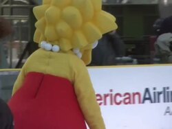 HO, HO D'OH! The Simpsons Take Manhattan to Celebrate DVD Release Stock Footage