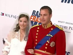 Kate Middleton imprersonator, Prince William impersonator at the The 18th Annual Race To Erase MS Co-Chaired By Nancy Davis And Tommy Hilfiger at Los Angeles CA. (Footage by WireImage Video/GettyImages) Stock Footage