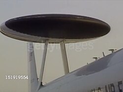 AWACS Boeing E-3 Sentry on Runway in Saudi Arabia News Clip