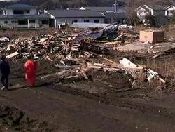 Earthquake aftermath in Kuji News Clip