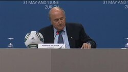 Blatter speaks after re-election; delegates. including Blazer, reax News Clip
