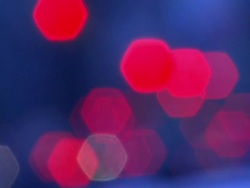 Traffic and vehicle lights shine in Harlem at night. Stock Footage