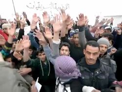 Syrian Refugees Seek Shelter in Zaatari Camp In Jordan Stock Footage