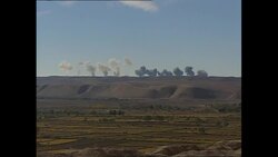 Carpet bombing of Tora Bora mountains News Clip