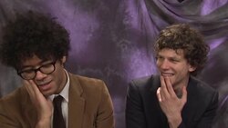 British comedic actor/director Richard Ayoade, at the Sundance Film Fest. to promote "The Double," which stars Jesse Eisenberg, claims he got a warm welcome from Robert Redford. (Jan. 19) Instructional Video