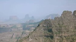 Siemen mountains in Ethiopia. Stock Footage