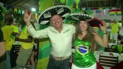 Fans across the country celebrate after Brazil defeats Croatia in opening match News Clip
