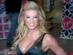 WWE Diva Ashley Massaro Autographs Copies of Her April Playboy Stock Footage
