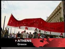 More new fires in Greece are keeping firefighters and villagers busy battling the blazes while the Greek people express anger at the government over its handling of the catastrophy. News Clip