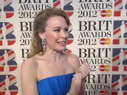 Kylie Minogue Interview on the BRITS Red Carpet News Clip