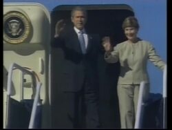 Vicente Fox welcomes George Bush to APEC, meets Jiang Zemin News Clip