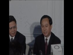 SYND 22-8-72 VIETCONG PRESS CONFERENCE ON VIETNAM WAR News Clip