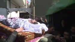 CLEAN : Funeral of Palestinians who died in tunnel between Egypt, Gaza News Clip