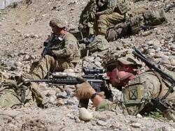U.S. Soldiers Continue Advisory Role As Election Nears In Afghanistan Stock Footage